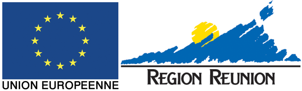 Logo de l'Union Européenne et de la Région Réunion