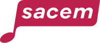 Logo Sacem avec lien vers site de la Sacem